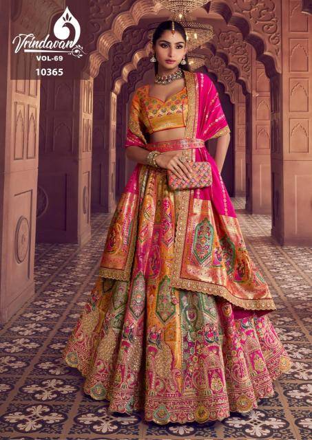 Royal Vrindavan Vol 69 Bollywood style lehenga choli wholesale